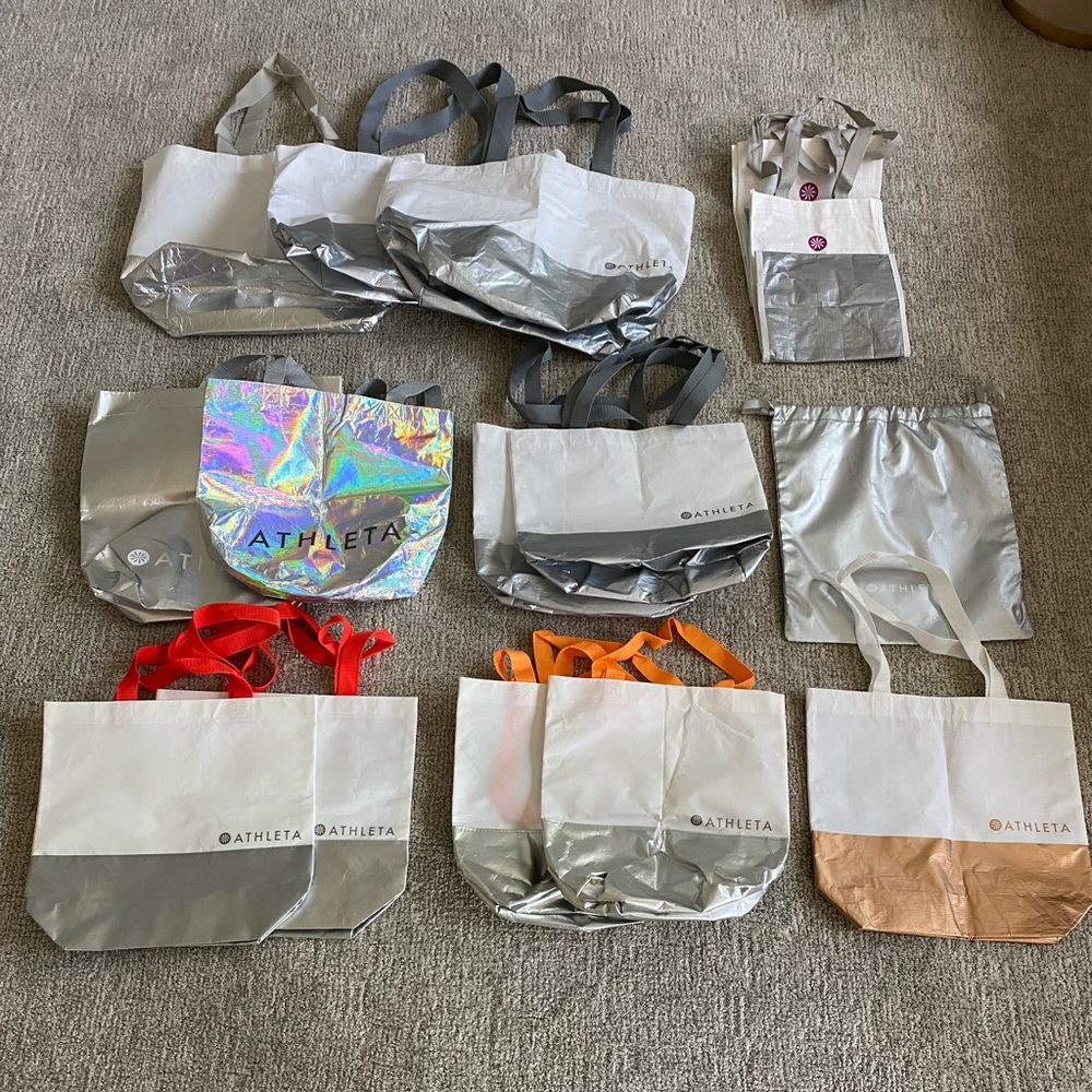 Athleta re-usable bags